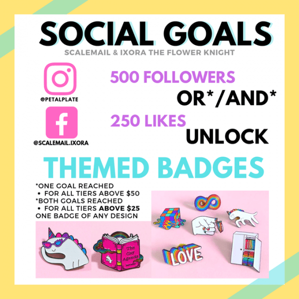 Scalemail & Ixora Social Goals