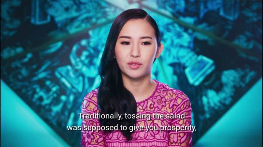 Tossing the salad on Singapore Social. Screenshot.