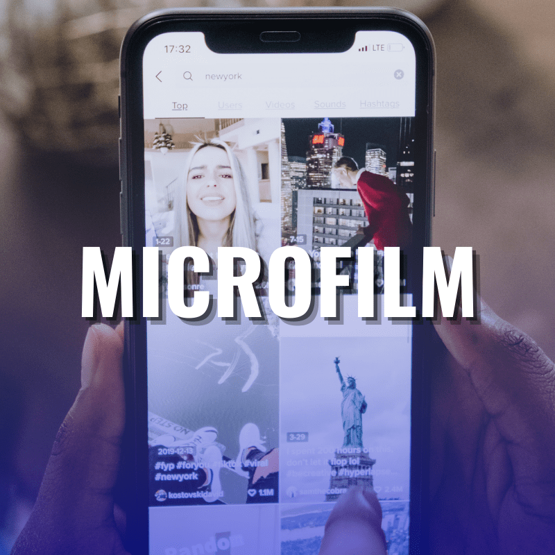 Microfilm header image Lightbox Film Festival