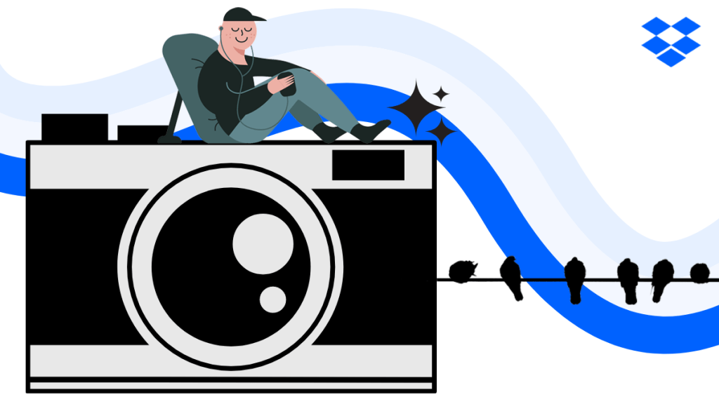 Lightbox Featured Image for Sharing with Dropbox Logo - The Fandom Menace