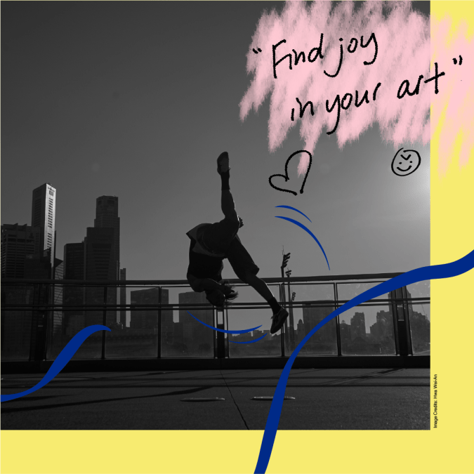 An image capturing veteran contemporary dancer Hwa Wei-An in mid flip, as part of Singapore's Got To Move 2021 spotlight feature.