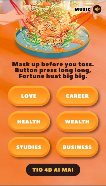 Tribal Worldwide's lohei soundboard inspired by DJ Beng as part of digital marketing strategy for CNY 2021.