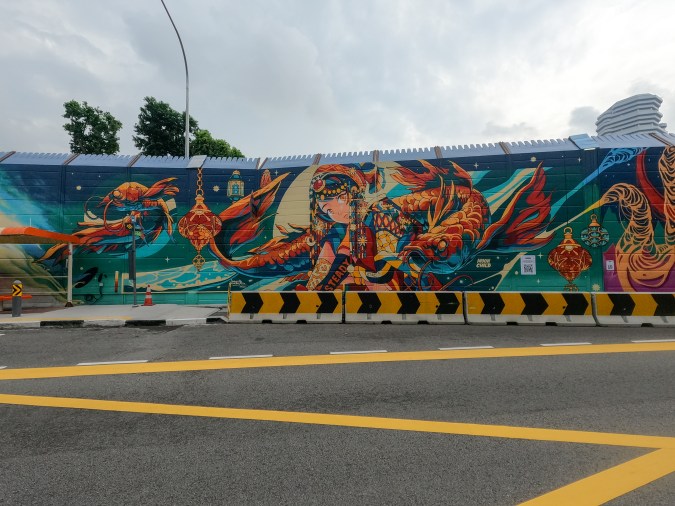 The Journey: Child of Many Cultures by Studio Moonchild which is featured at Hall of Fame @ Kampong Gelam.